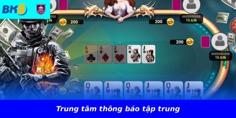 Trung tâm thông báo tập trung